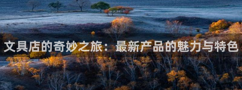 九游会手机版：文具店的奇妙之旅：最新产品
