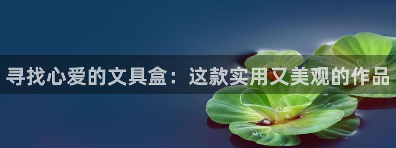 j九游会：寻找心爱的文具盒：这款实用又美